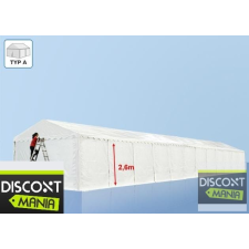 Raktársátor 6x24m professional 2,6m oldalmagassággal, 550g/m2 sátor