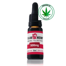 RAMHEMP Natural 500mg Full Spektrum CBDA+CBD olaj 5% vitamin és táplálékkiegészítő