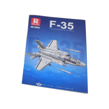 ramiz F-35 Lightning II többcélú vadászgép építőkocka készlet - 1600 darabos barkácsolás, építés