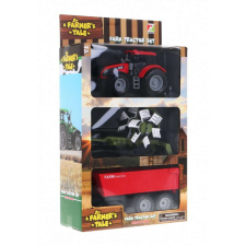 ramiz Farmer's tale Traktor pótkocsival és szénaforgatóval távirányítós modell