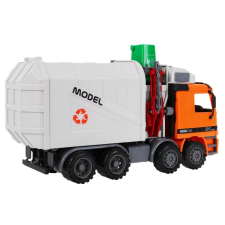 ramiz Garbage Truck narancssárga szemetszállító teherautó távirányítós modell