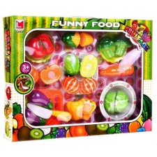 Ramiz.hu Gyerekjáték zöldségkészlet, Lima, Multicolor, 16 kiegészítő, 3 év+ konyhakészlet