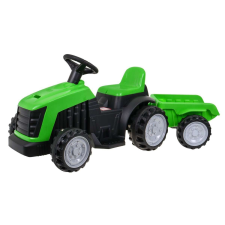 Ramiz.hu Gyermek traktor pótkocsival (6V / 4,5Ah) zöld színben elektromos járgány