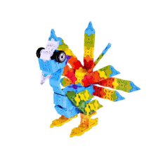Ramiz.hu Színes kreatív 3D blokkok - papagáj barkácsolás, építés