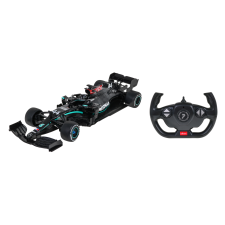 ramiz Mercedes-AMG F1 W11 EQ Performance távirányítós autó - Fekete autópálya és játékautó