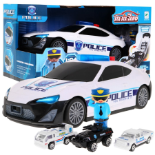 ramiz Rendőrségi mini autó készlet autópálya és játékautó