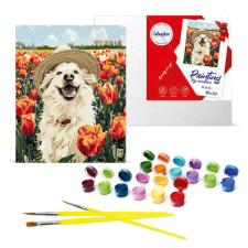 ramiz Számfestő készlet - Boldog labrador (40x50 cm) kreatív és készségfejlesztő