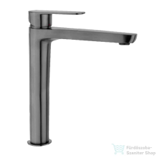 RamonSoler ALEXIA XL magasított mosdó csaptelep leeresztő nélkül, szálcsiszolt grafit 36A310671 csaptelep