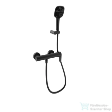 RamonSoler ALEXIA zuhany csaptelep zuhanyszettel, matt fekete 36D310678 csaptelep
