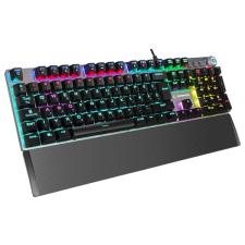 RAMPAGE KB-R28 Blade Plus Vezetékes Mechanikus Gamer Billentyűzet HUN - Fekete (39071) billentyűzet