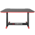 RAMPAGE MR-01 Arena Karbon gaming asztal fekete-piros (36106) (rampage36106)