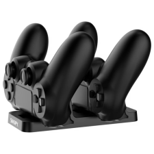 RAMPAGE SG-PS4 Snopy Gamepad töltő fekete videójáték kiegészítő