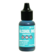 Ranger Alkoholos tinta Aquamarine Tim Holtz Alcohol Ink (14 ml) bélyegző