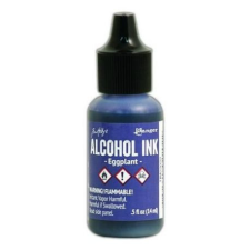 Ranger Alkoholos tinta Eggplant Tim Holtz Alcohol Ink (14 ml) bélyegző