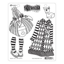 Ranger Gumibélyegző , Maisie Lilly / Dylusions cling stamp (1 db) bélyegző