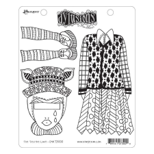 Ranger Gumibélyegző , The Ties The Limit! / Dylusions cling stamp (1 db) bélyegző