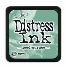 Ranger Mini Bélyegzőpárna Distress Mini Ink Tim Holtz iced spruce (1 db) bélyegző