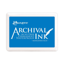 Ranger Óriás Bélyegzőpárna , Manganese blue / Ranger Archival Ink Jumbo (1 db) bélyegző