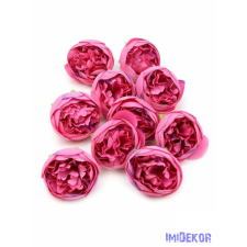  Ranunculus selyemvirág fej 5 cm - Sötét Rózsaszín dekorációs kellék