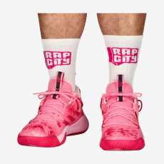  Rapcity x pink october socks zokni unisex fehér 38-39