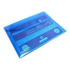RAPESCO Irattartó tasak, A5, patentos, "Eco", áttetsző vegyes színek (IR0689) (IR0689) irattartó