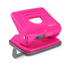 RAPESCO Lyukasztó, kétlyukú, 25 lap, fém, RAPESCO "825", pink lyukasztó