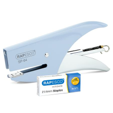 RAPESCO Tűzőgép, kézi, 21/4, 12 lap, "SP-64", kék (IR1376) (IR1376) tűzőgép