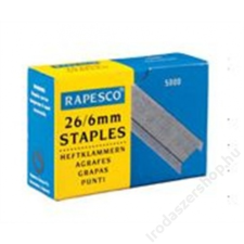 RAPESCO Tűzőkapocs, 26/6, RAPESCO (IRS11661Z3) gemkapocs, tűzőkapocs
