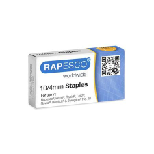 RAPESCO Tűzőkapocs, No.10, horganyzott, RAPESCO gemkapocs, tűzőkapocs