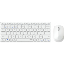 RAPOO 9600M Wireless Billentyűzet + Egér (Fehér) - Angol (US) (217378) billentyűzet