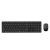 RAPOO E8020M Blade Wireless Billentyűzet + Egér (Fekete) - Angol (US) (220697)