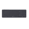 RAPOO E9710M vezeték nélküli Bluetooth (4.0+5.0) + 2,4GHZ billentyűzet sötétszürke (00228071) (00228071)