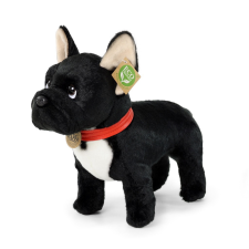 Rappa plüss francia bulldog álló fekete nyakörvvel 30cm ECO-FRIENDLY plüssfigura