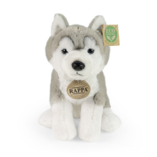  Rappa Plyšový pes husky sediaci 23 cm SOFT COLLECTION, ECO-FRIENDLY plüssfigura