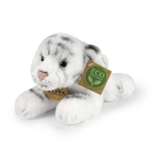  Rappa Plyšový tiger biely ležiaci 17 cm ECO-FRIENDLY plüssfigura
