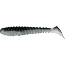 Rapture Ribbed Swing Shad 4cm black silver 14db plasztik csali csali