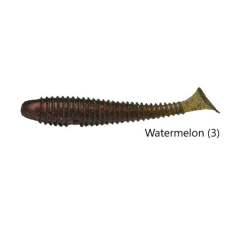 Rapture Ribbed Swing Shad 7cm watermelon 12 db plasztik csali csali