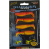 Rapture Slugger Shad Set 55 Flame Yellow 4+2 db/csg, műcsali szett