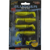 Rapture Slugger Shad Set 55glowing 4+2db/csg, műcsali szett