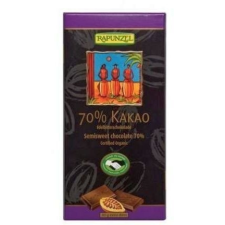 Rapunzel 70%-os keserűcsokoládé 80g csokoládé és édesség