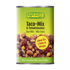  Rapunzel bio taco mix bab-paprika-kukorica konzerv 400 g konzerv