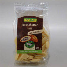 Rapunzel Rapunzel bio kakaóvaj-pasztilla 100 g reform élelmiszer