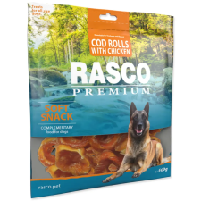  Rasco Premium tőkehal karika csirkehússal 500g jutalomfalat kutyáknak