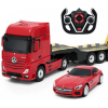 Rastar 1/24 Mercedes-Benz Actros távirányítós kamion és Mercedes-AMG GT távirányítós autó szett