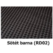Rattan Polirattan virágtartó láda 150x39x50 cm növénytartó kaspó sötétbarna kerti dekoráció