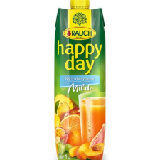 Rauch Gyümölcslé, 100%, 1l, RAUCH "Happy day", multivitamin mild üdítő, ásványviz, gyümölcslé