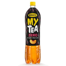 Rauch Üdítőital, szénsavmentes, cukormentes, 1,5 l,  "Mytea ZERO", őszibarack üdítő, ásványviz, gyümölcslé