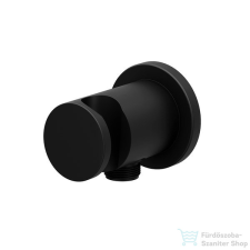 Ravak 706.21BLM zuhanytartó gégecső csatlakozóval,Black matt X07P672 csaptelep