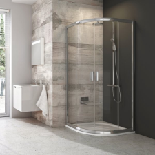 Ravak BLCP4-90 Zuhanykabin Szatén+Grafit (3B270U00ZH) kád, zuhanykabin