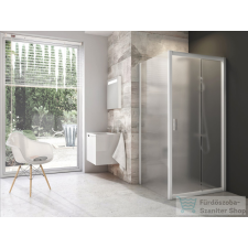 Ravak BLIX BLDP2+BLPS 110x100 cm-es tolóajtós zuhanykabin,Fehér+grape 0PVD0100ZGSET110BLPS100 kád, zuhanykabin
